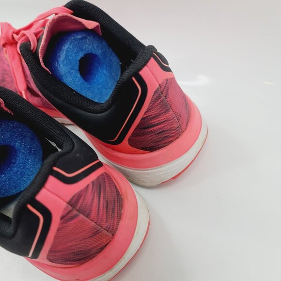 Nike Women's Racer Peach Pink Black White FS Lite Run 4 Athletic Sneakers Size 8 - Picture 4 of 7